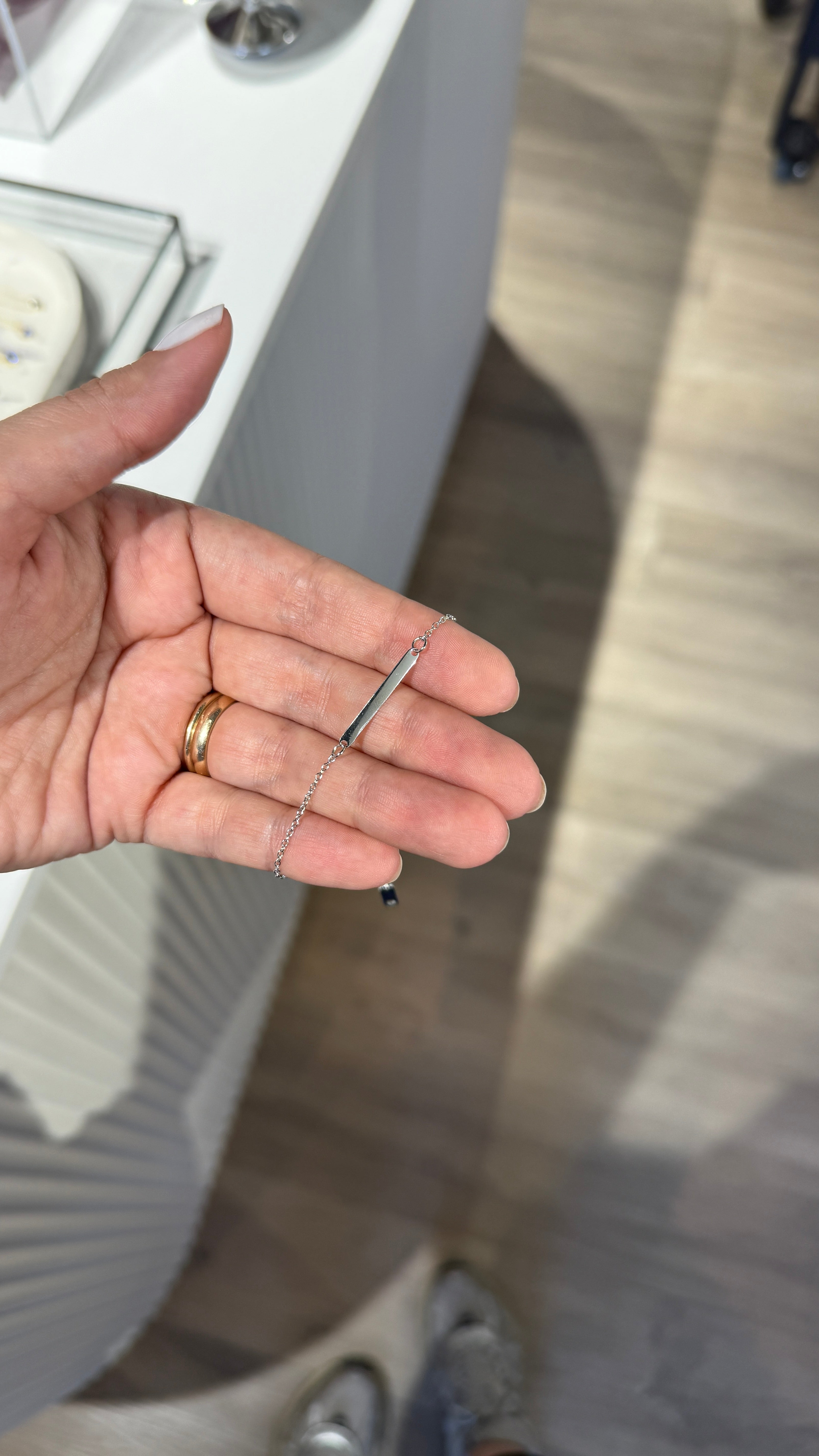 Pulsera para compartir silver