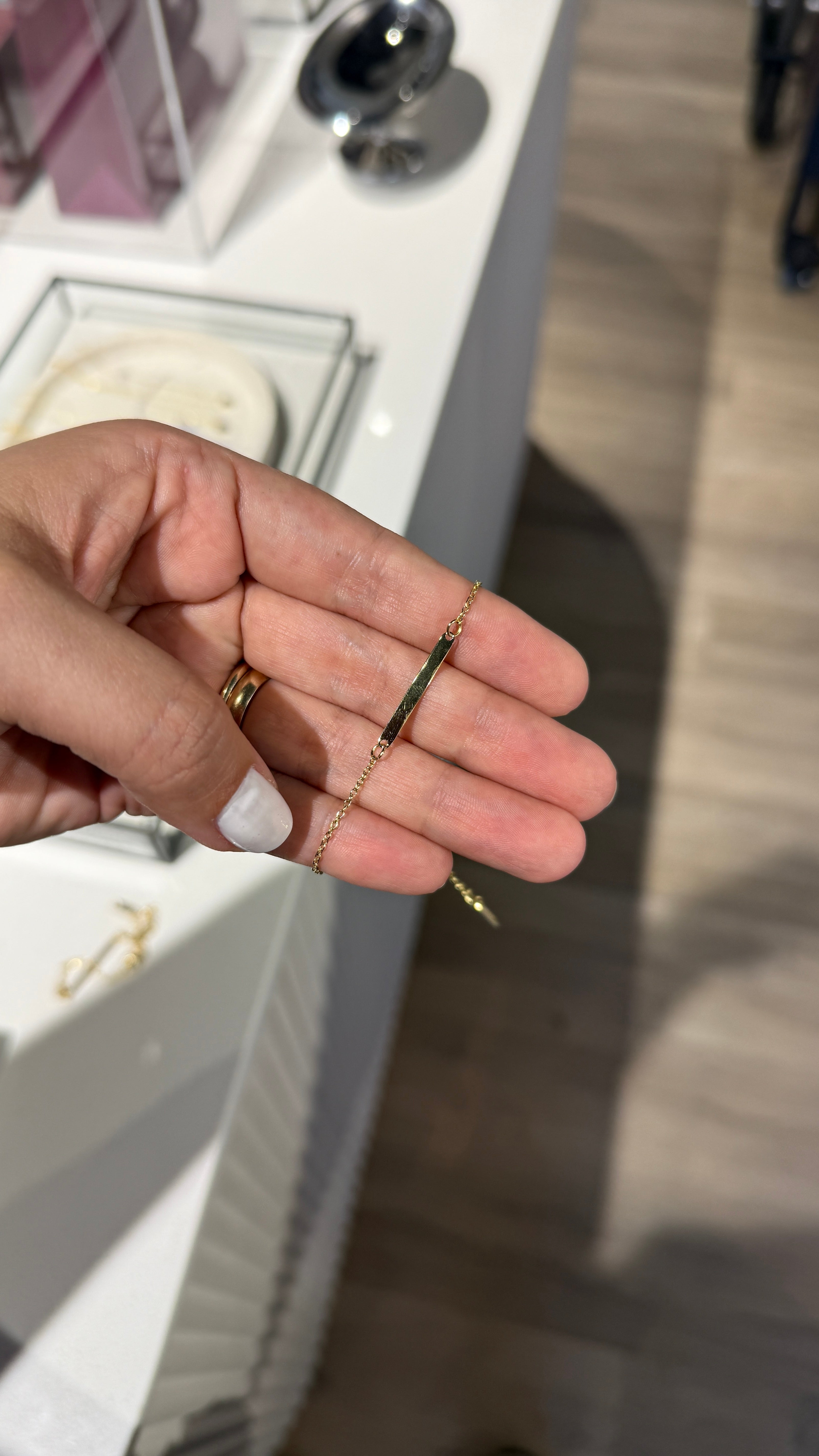 Pulsera para compartir gold