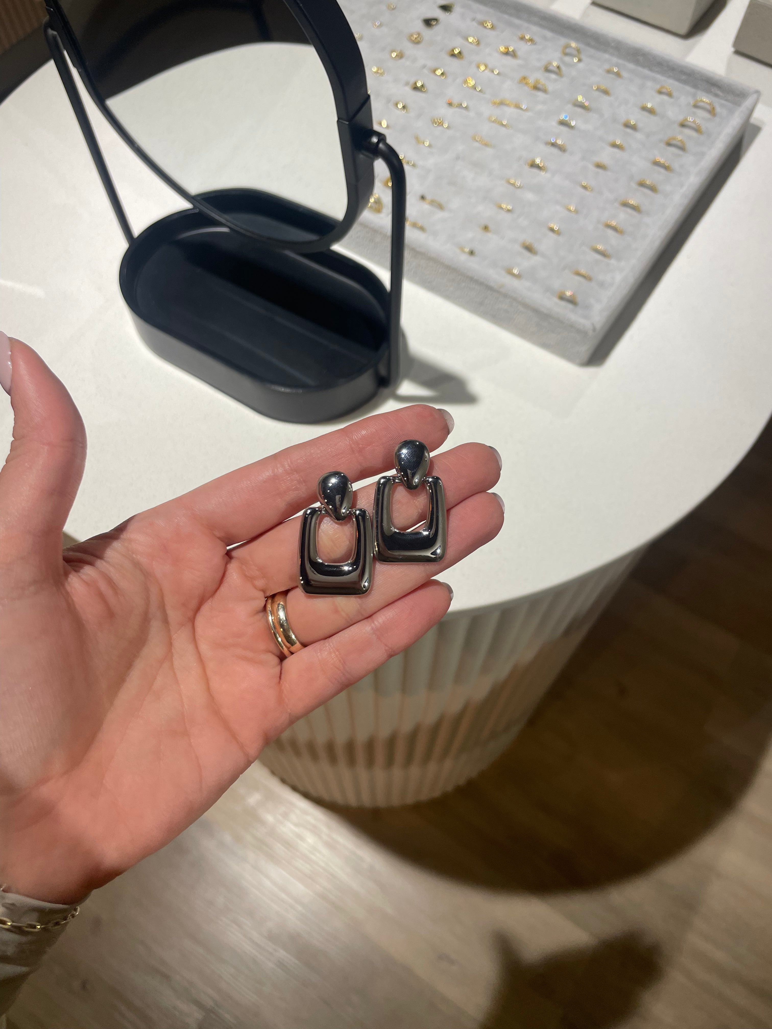 Aros silver Samantha