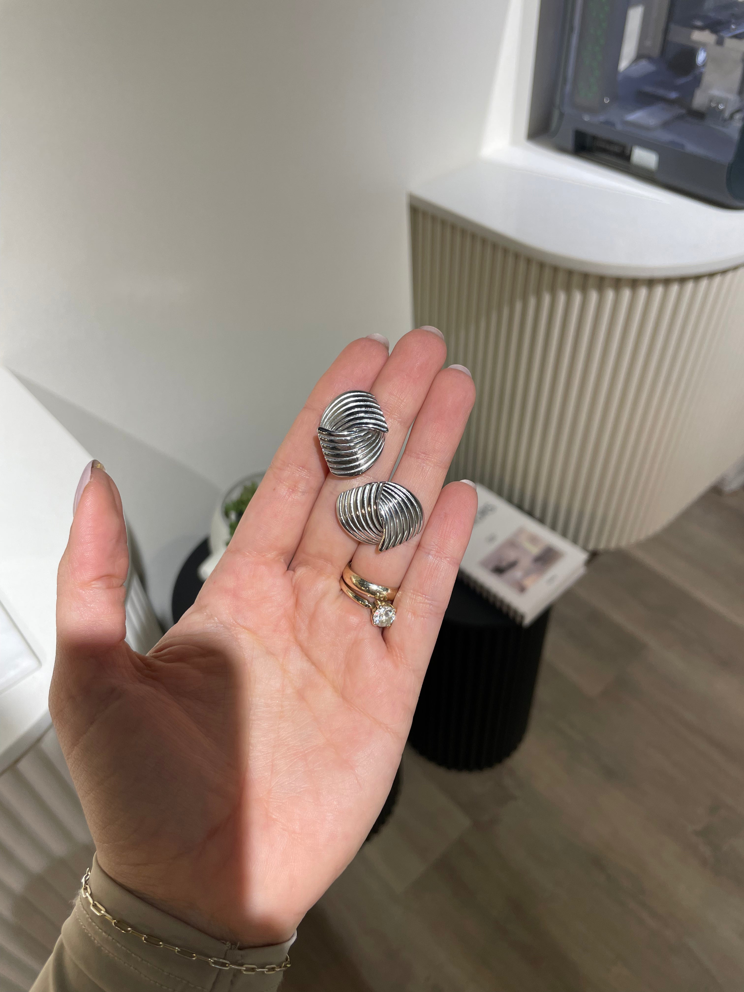 Aros Priscila silver