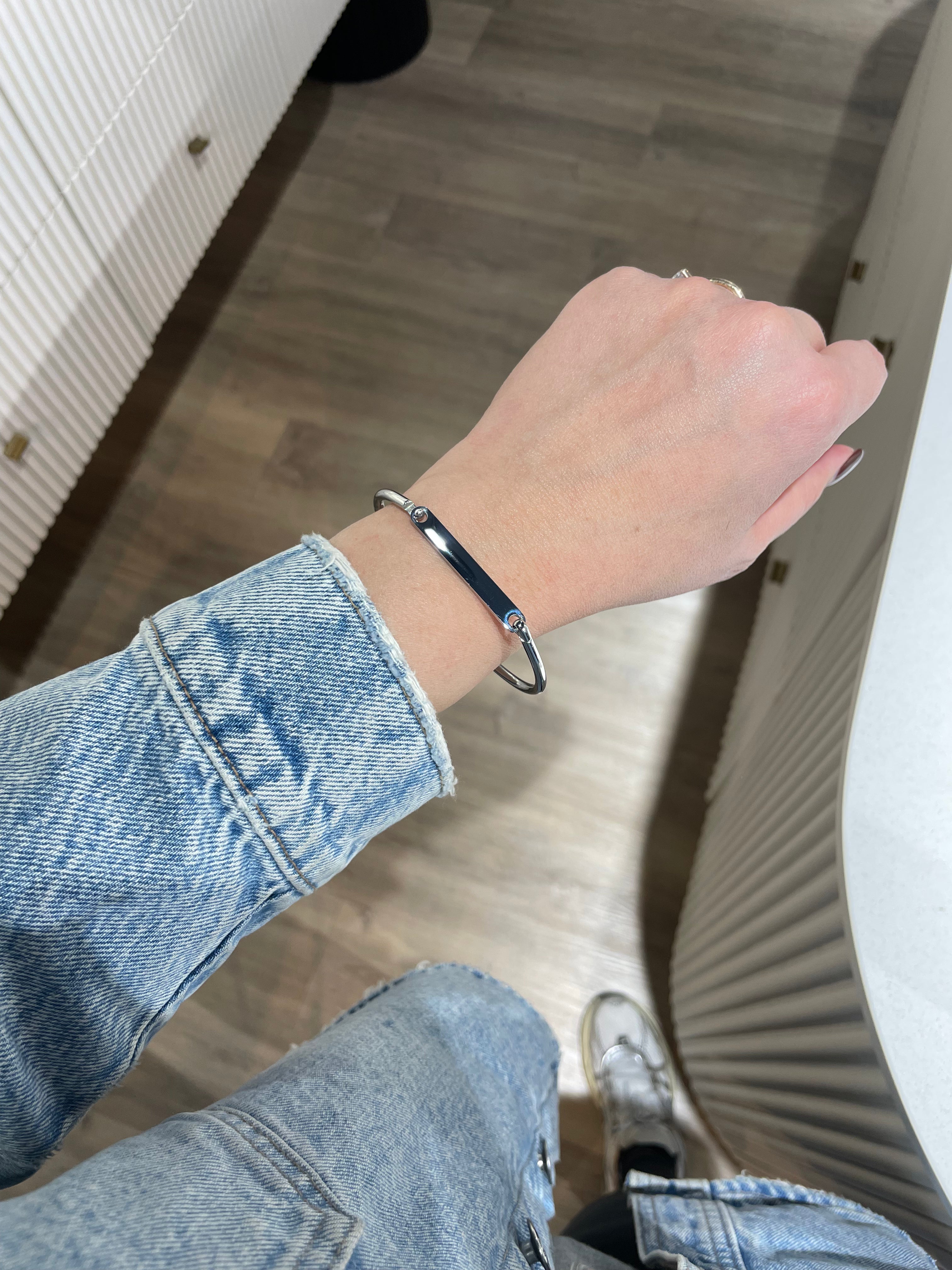 Pulsera lis silver unisex