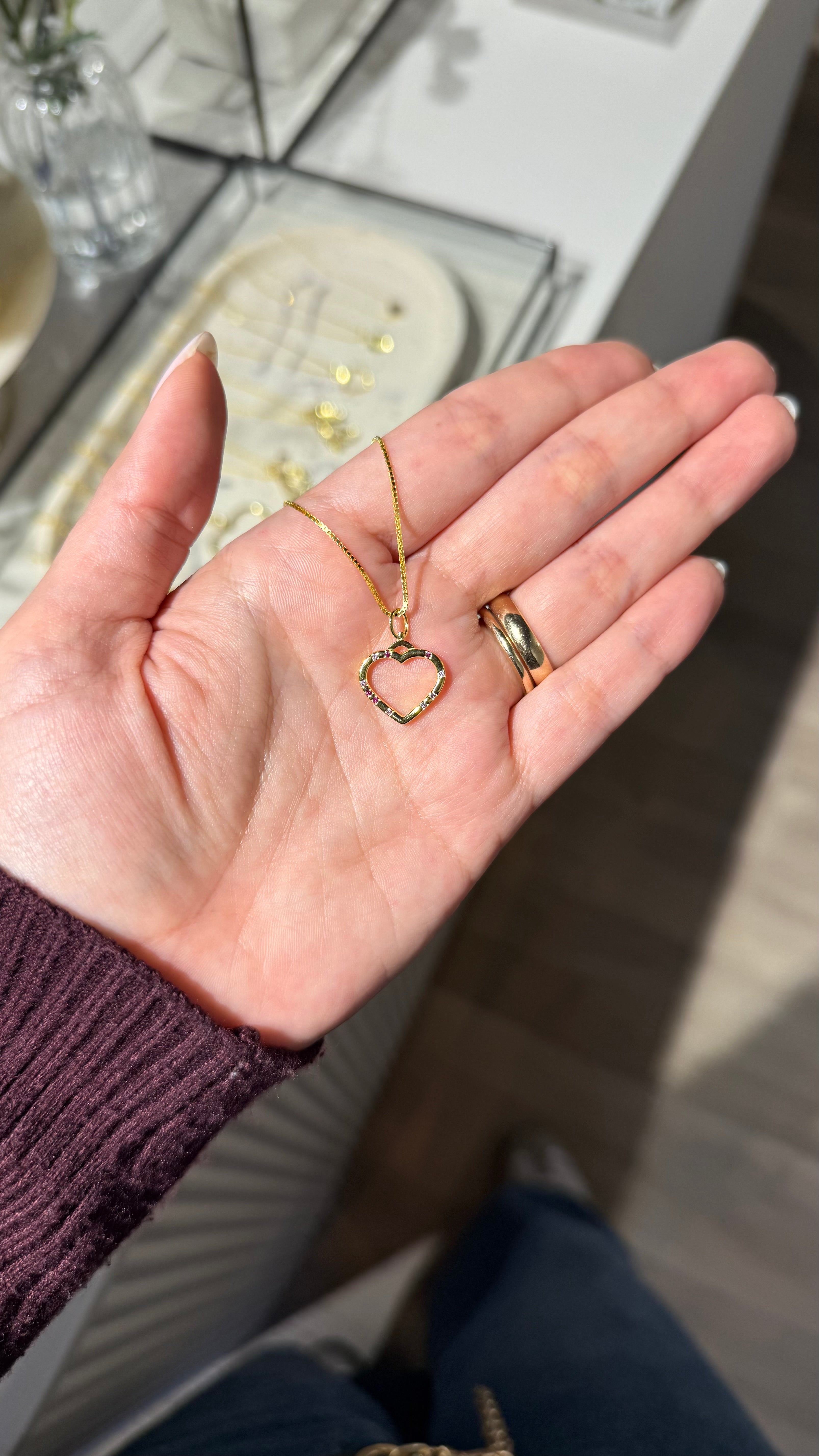 Silueta mini corazón