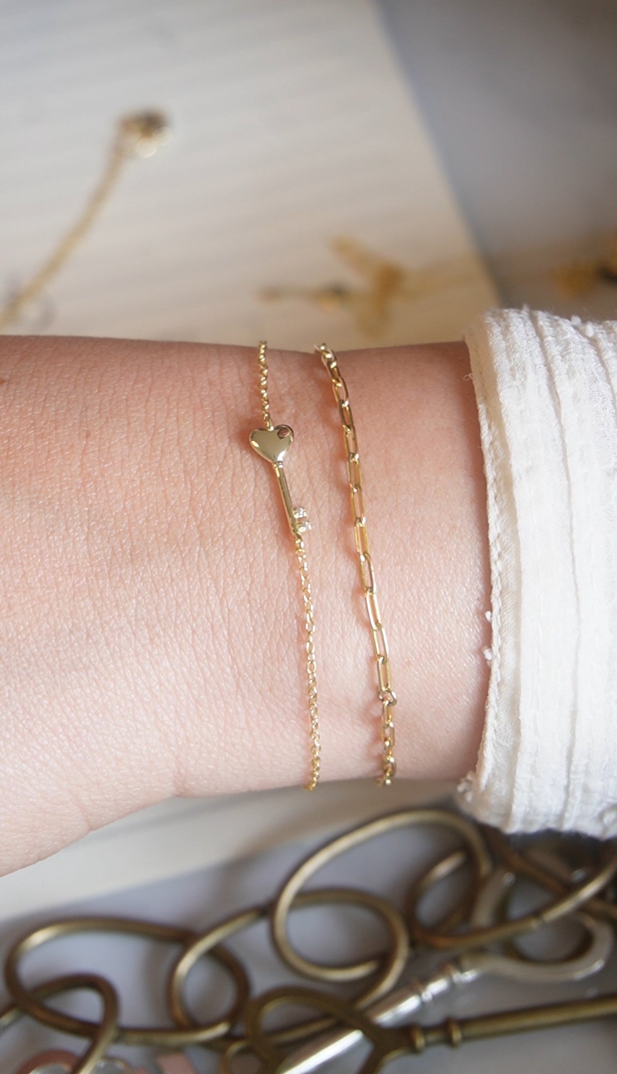 Pulsera la llave de mi corazón