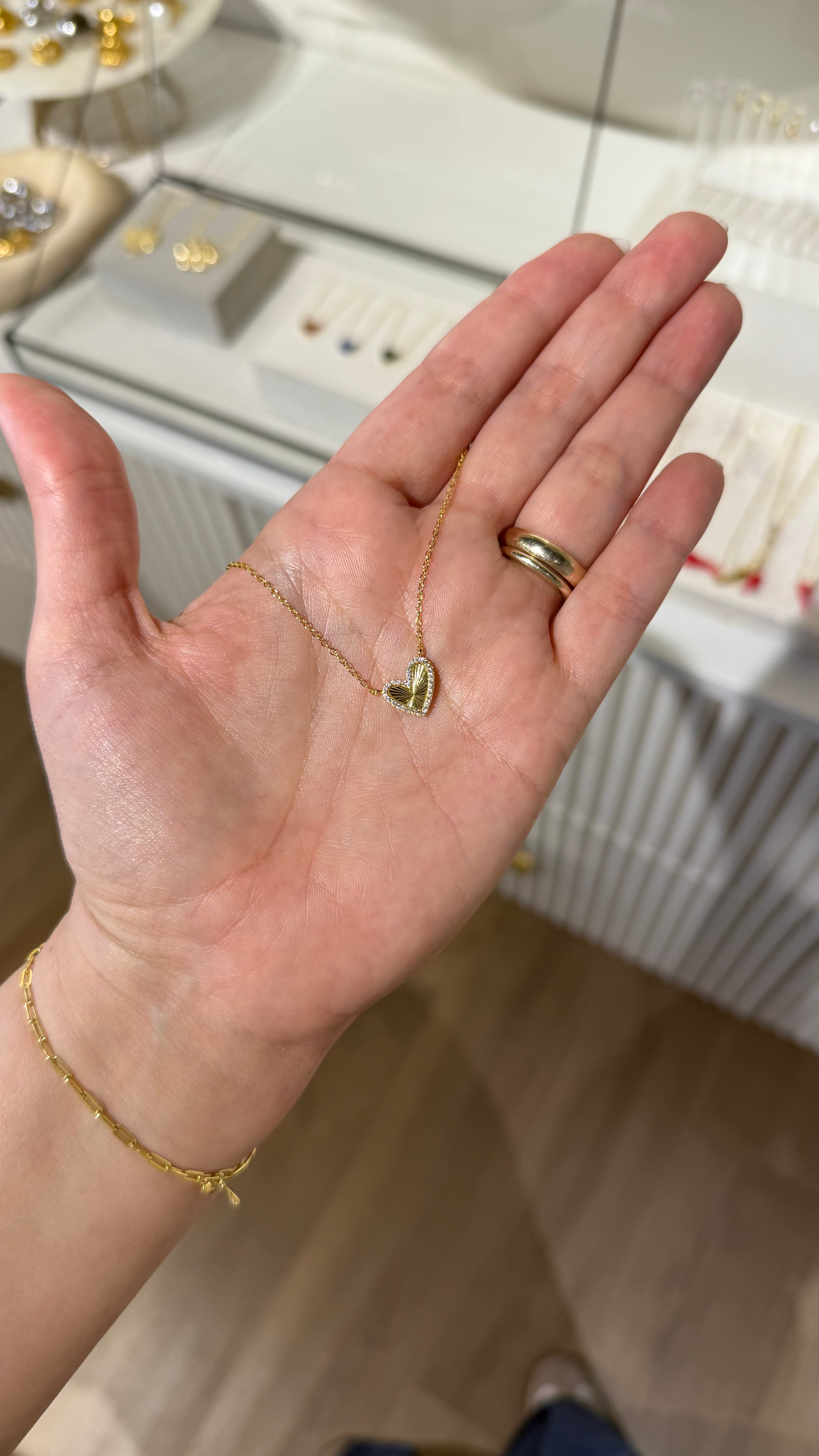 Corazón mini gold