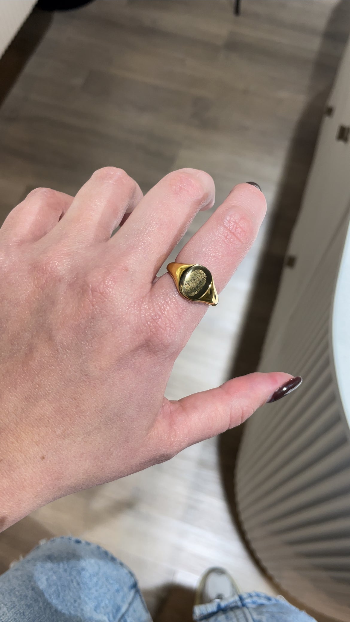 Anillo eterno gold para grabar