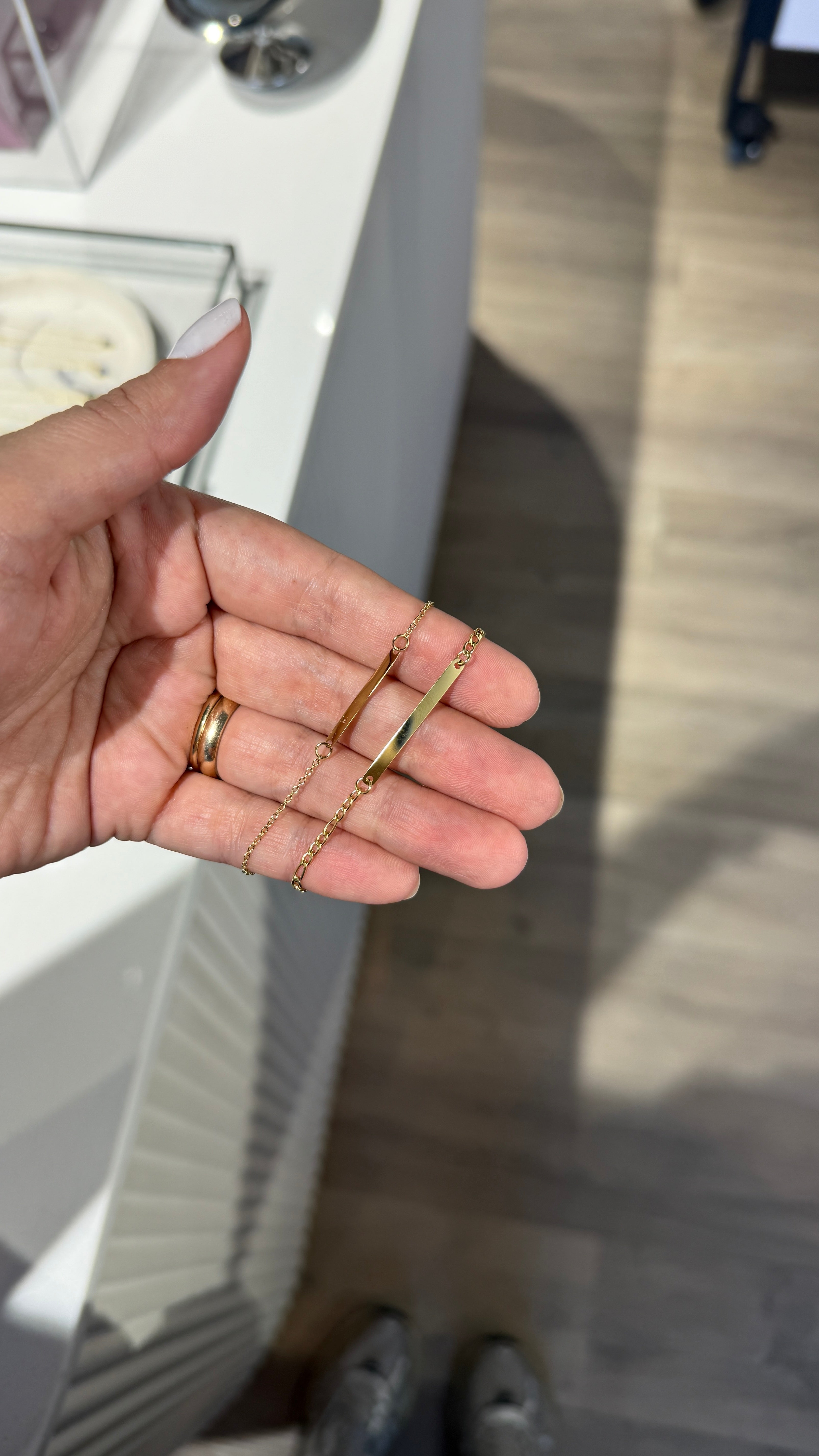 Pulsera para compartir gold