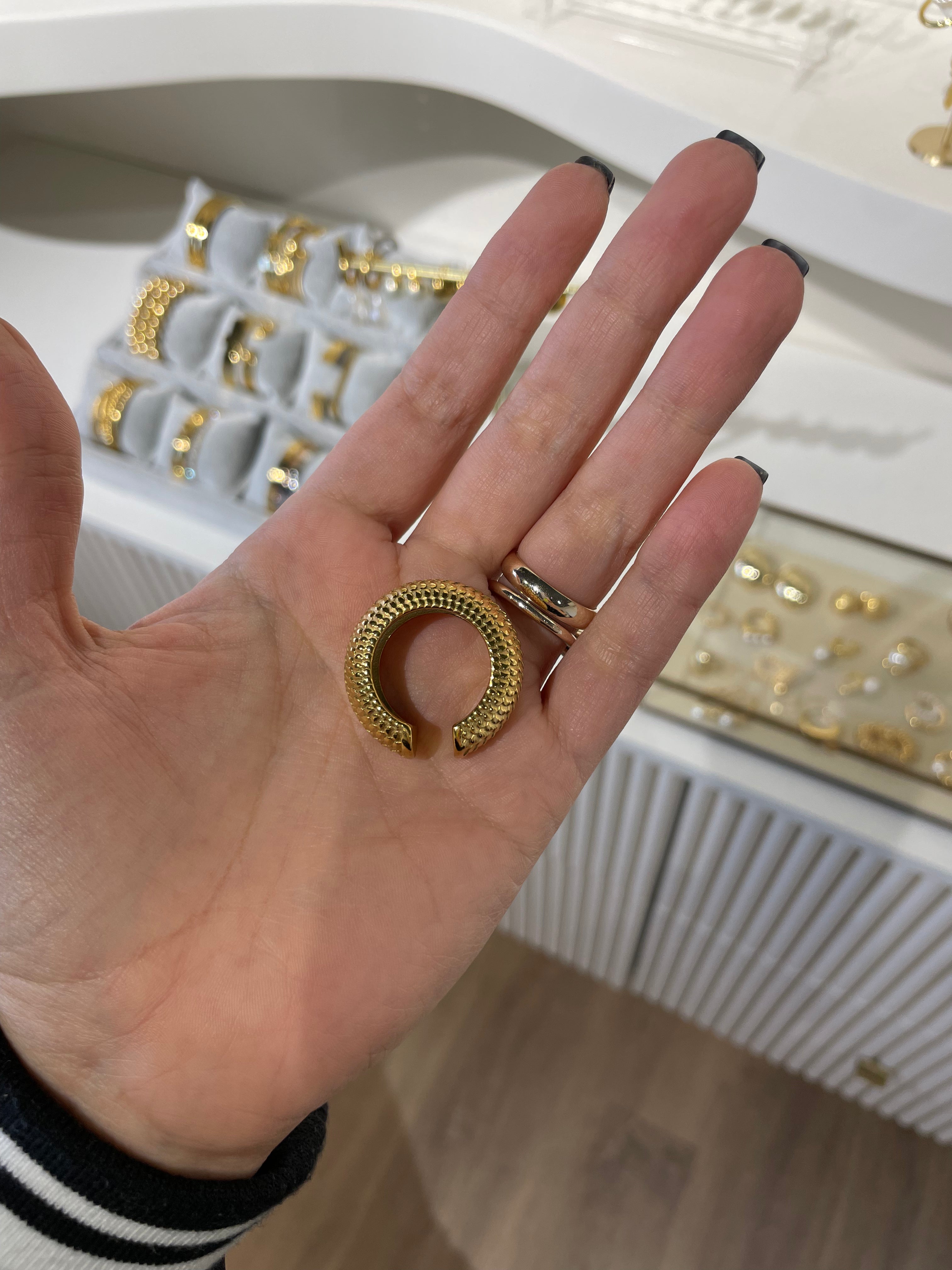 Ear cuff serpiente
